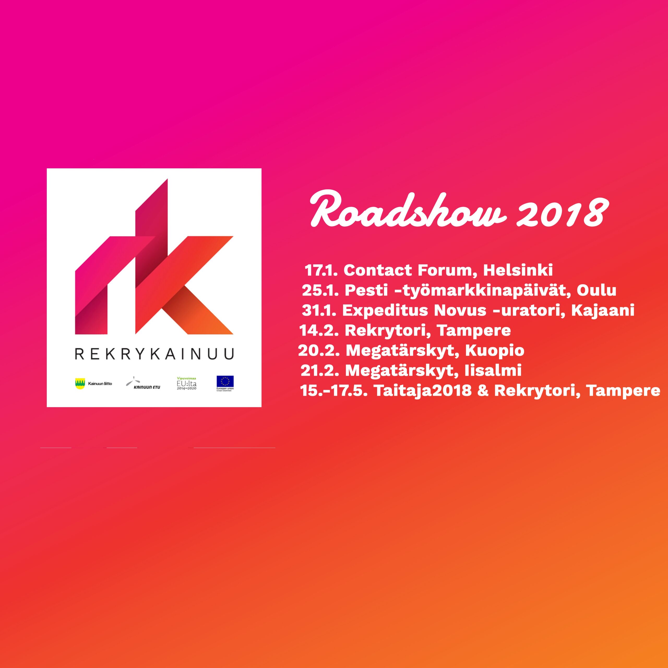 RekryKainuu Roadshow 2018