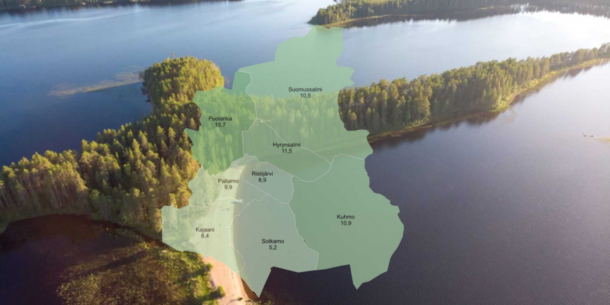 Kainuussa on ennätyksellisen vähän työttömiä