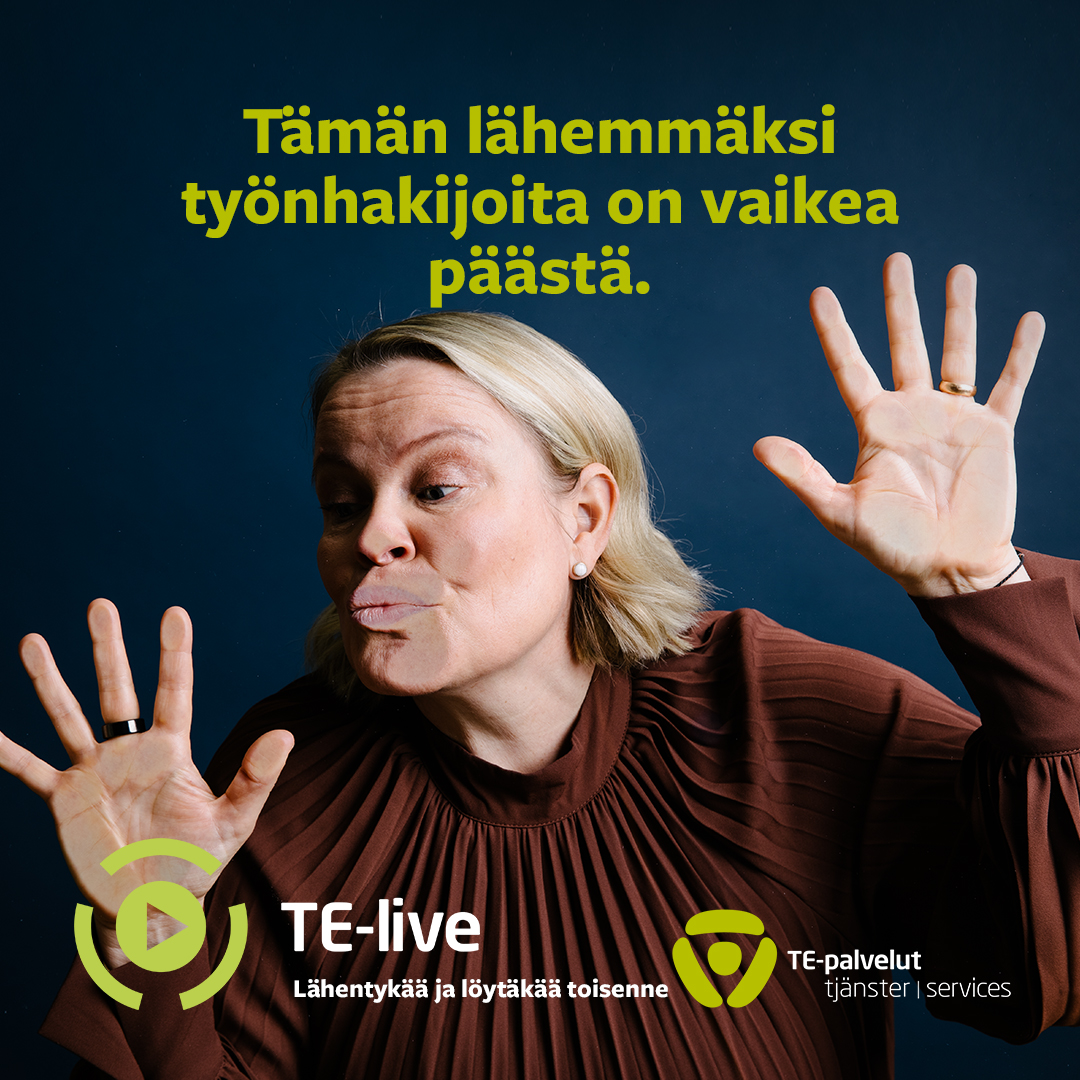 TE-live – vuorovaikutteinen kohtaaminen työnhakijoiden kanssa