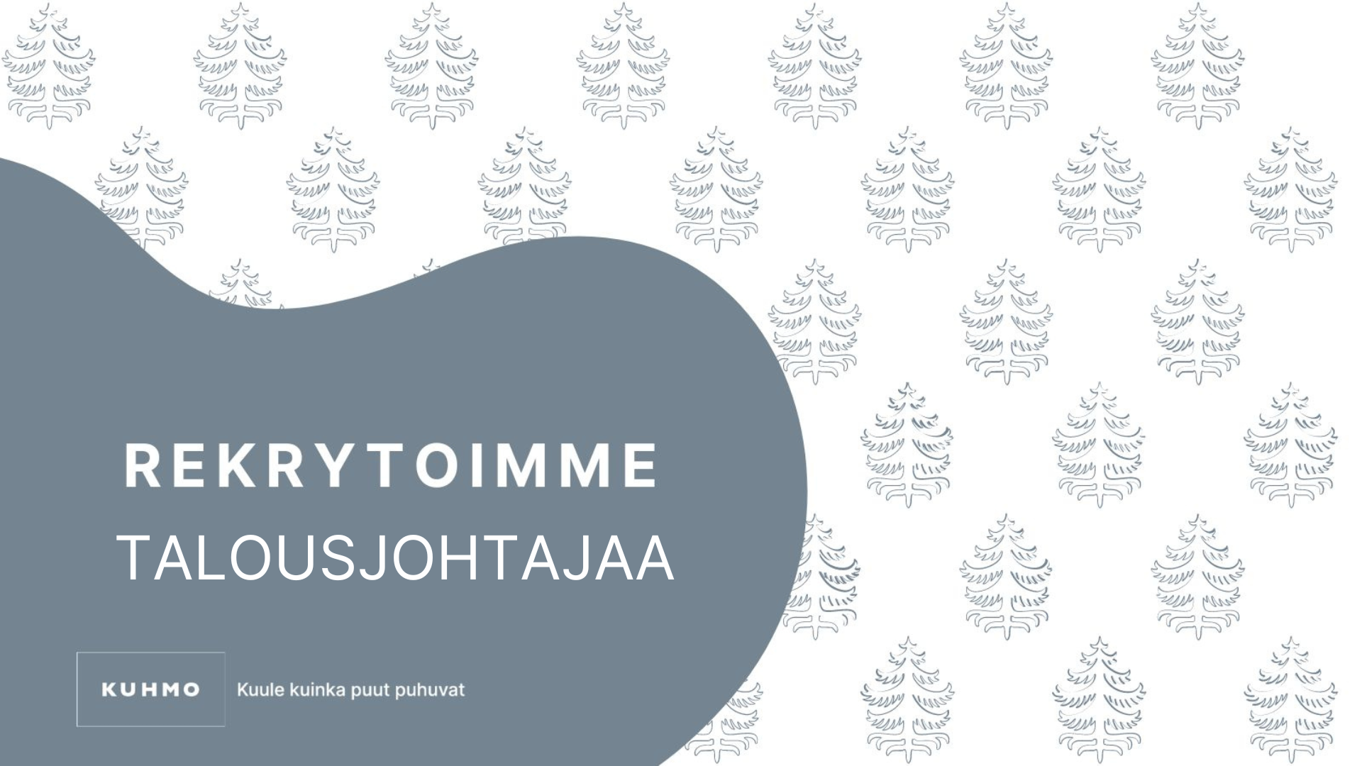 Kuhmon kaupunki etsii talousjohtajaa